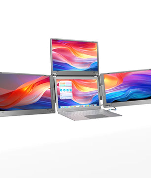 Portable Tri Screen Laptop Monitor